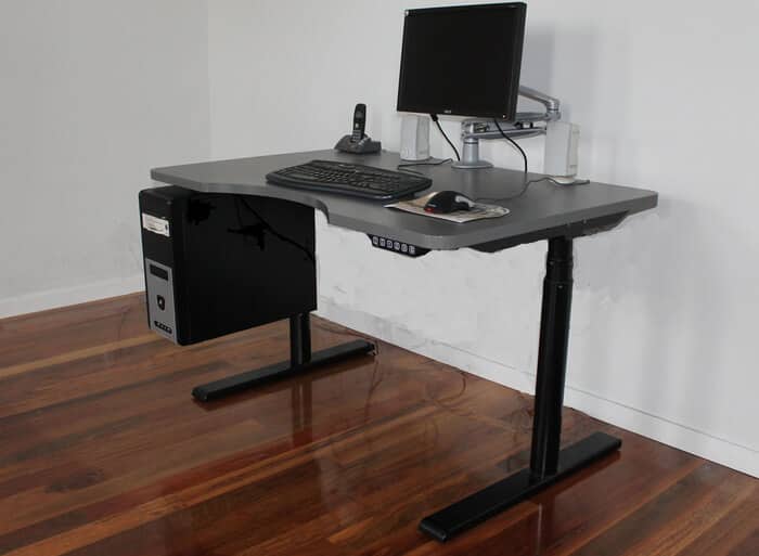 height adjustable sit stand desk